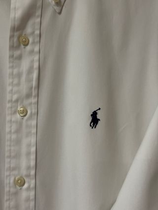 Camicia Ralph Lauren bianca uomo