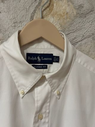 Camicia Ralph Lauren bianca uomo