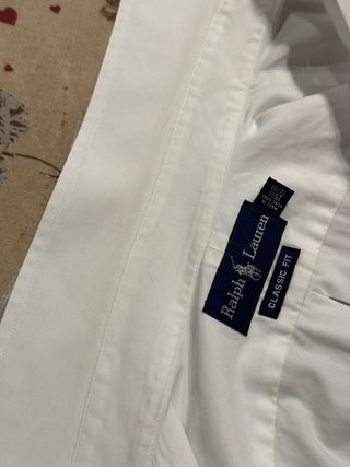 Camicia Ralph Lauren bianca uomo