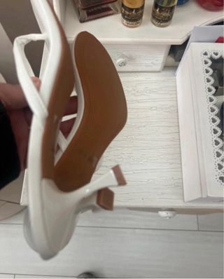 Sandali donna bianchi tg 39 nuovo