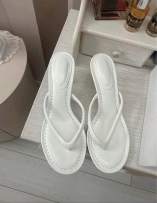 Sandali donna bianchi tg 39 nuovo