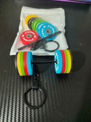 Llavero Barra Culturista Fitness