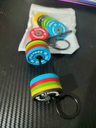 Llavero Barra Culturista Fitness