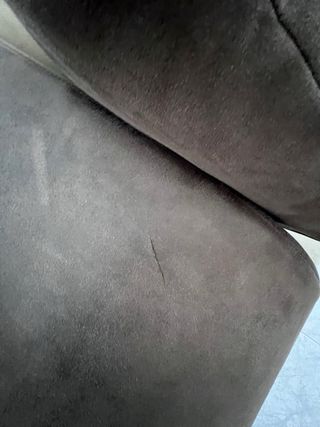 Sofá Chaiselongue Beige y Marrón