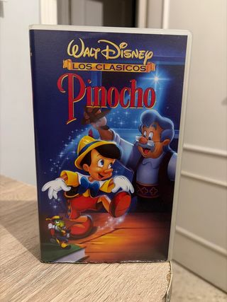 Película VHS Pinocho Disney Clásicos Español