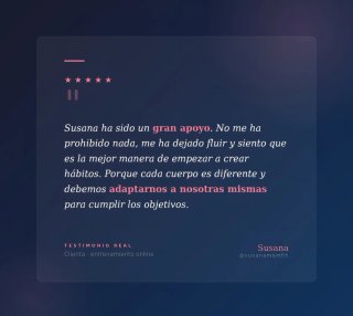Entrenadora online. Perdida de grasa