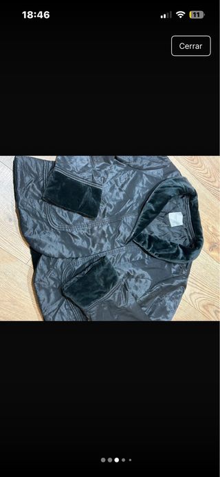 Abrigo ligero Habitus Donna negro Talla L