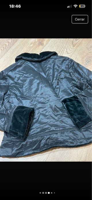 Abrigo ligero Habitus Donna negro Talla L