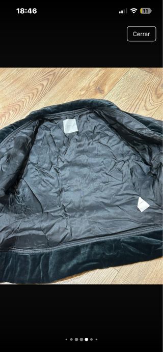 Abrigo ligero Habitus Donna negro Talla L