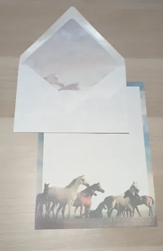 Hojas perfumadas de caballos