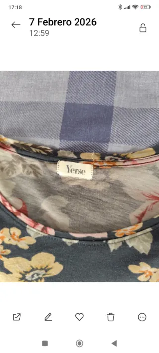 Yerse camiseta estampado floral