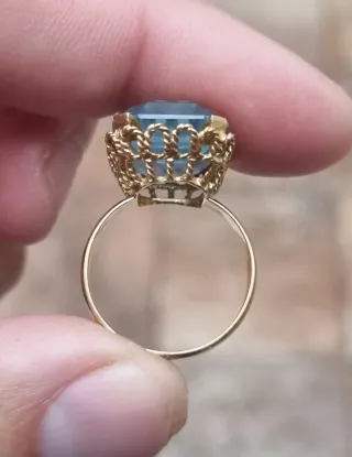 Dos cadenas mas un anillo todo oro 18 quilates