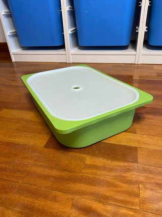 Almacenaje infantil Ikea Trofast con cajas