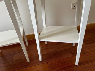 NUEVO! 2 Mesitas de noche IKEA HEMNES blanco