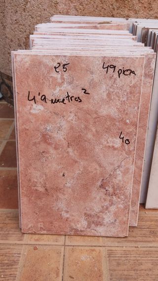 azulejo 25 X 40 cmt rosa marmol