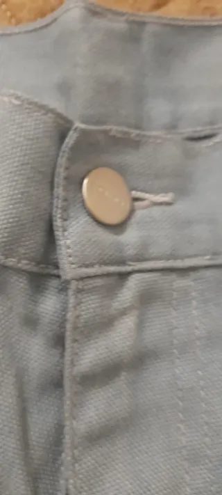 Pantaloni Carhartt 33x34 grigio/celeste