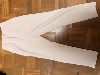 Pantalón blanco tiro alto