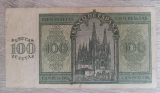 Billete 100 pesetas Banco de España 1936