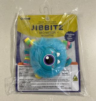 Jibbitz Crocs Monstruo azul conjunto pins nuevo