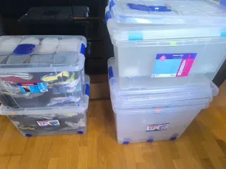 Lote cajas de plástico transparentes PlasticForte