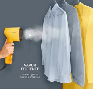 Plancha Vertical Rowenta Pure Pop Amarilla