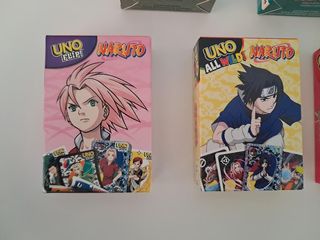 Lote Cartas UNO Anime: Naruto, Spy Family, MHA