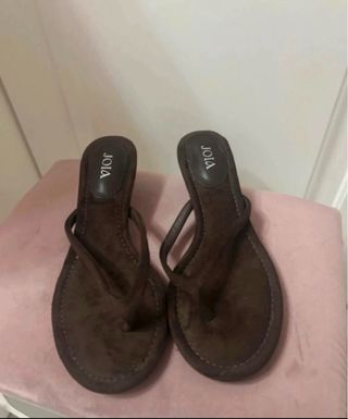 Sandali marrone donna Tg 38 nuovo