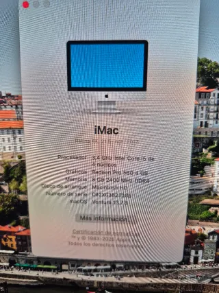 Imac Retina 4K 21,5 2017