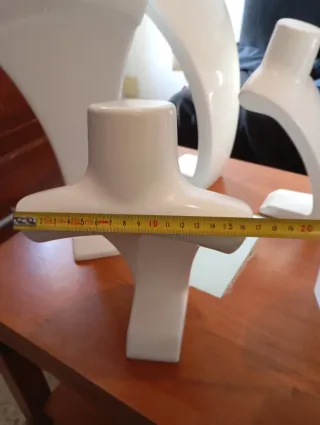 Lote 7 Maniquíes Joyería Blanco