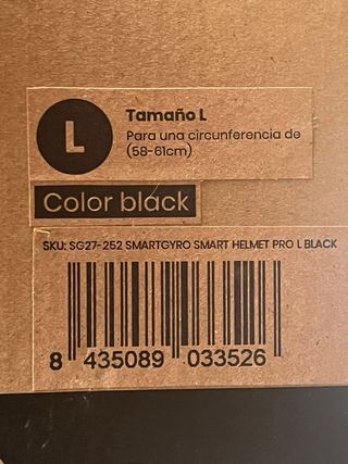 Casco SmartGyro Smart PRO Negro