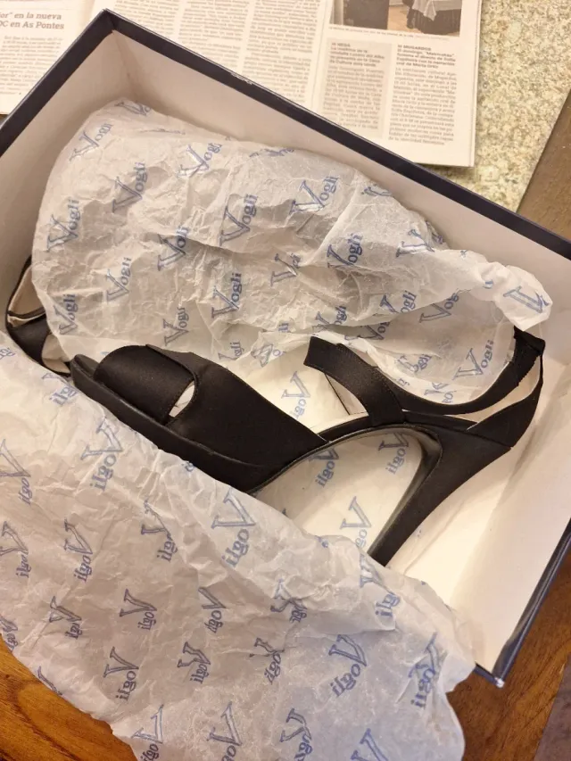 Zapatos de tacón negros