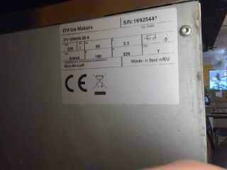 Máquina de hielo ITV inoxidable pequeña