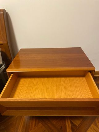 Comodino ciliegio 2 cassetti