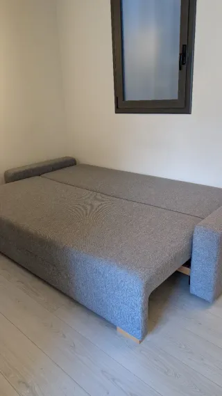 Sofá Cama 3 Plazas Gris Ikea