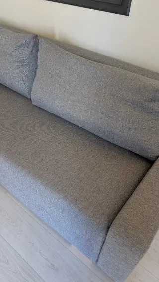 Sofá Cama 3 Plazas Gris Ikea