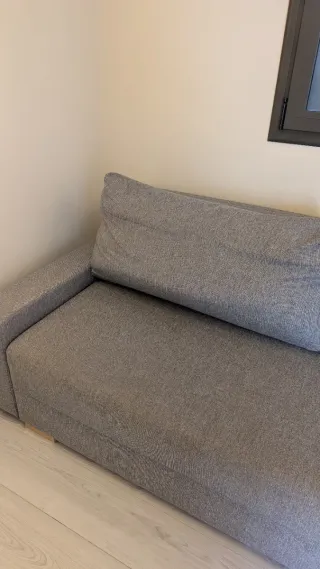 Sofá Cama 3 Plazas Gris Ikea