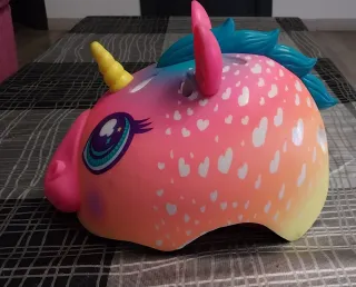 Casco bici infantil unicornio