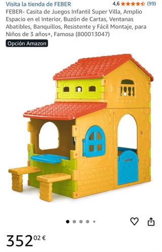 FEBER Casita Juegos Infantil Exterior