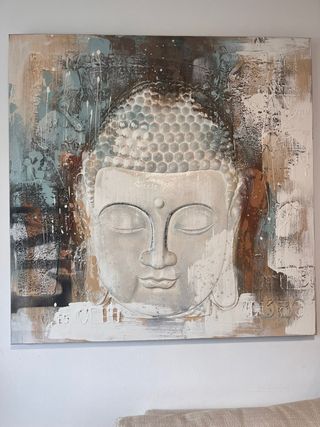 Cuadro Buda Abstracto