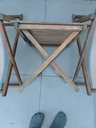 Hamacas y mesa pequeña teca australiana