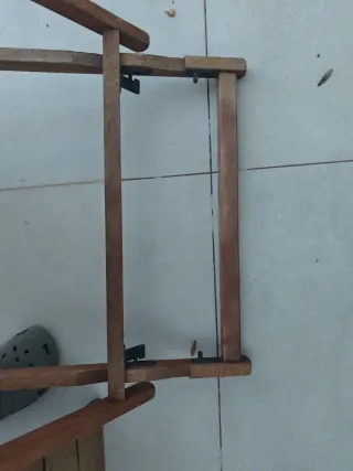 Hamacas y mesa pequeña teca australiana