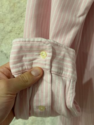 Camicia Ralph Lauren a righe rosa