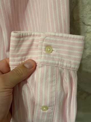 Camicia Ralph Lauren a righe rosa