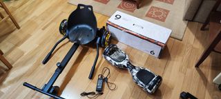 Hoverboard con asiento y cargador