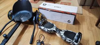 Hoverboard con asiento y cargador