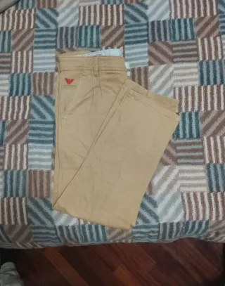 Pantaloni Emporio Armani Uomo Beige