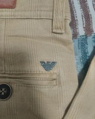 Pantaloni Emporio Armani Uomo Beige