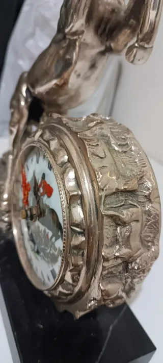 Reloj vintage metal caballo
