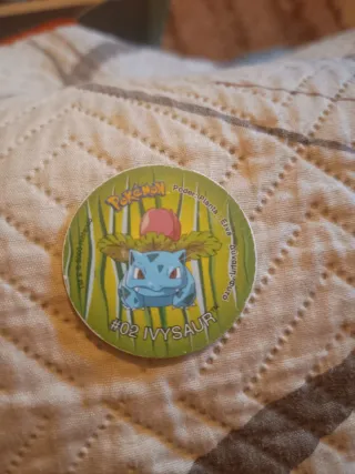 Tazo Pokémon Ivysaur #02 Poder Planta