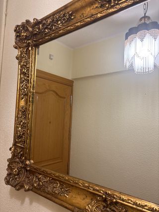 Espejo Marco Dorado Barroco